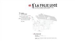 Desktop Screenshot of lafolieluce.com